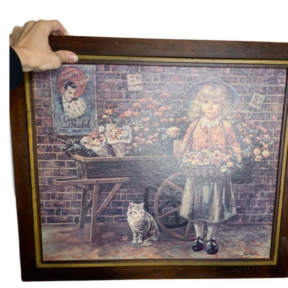 Lee Dubin Liza‎ flower girl painting
